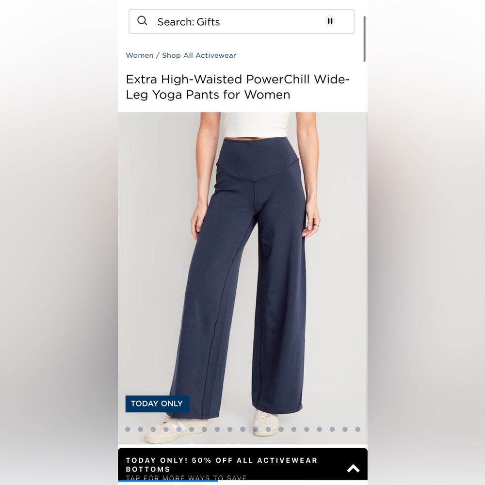Powerchill wide leg yoga pants